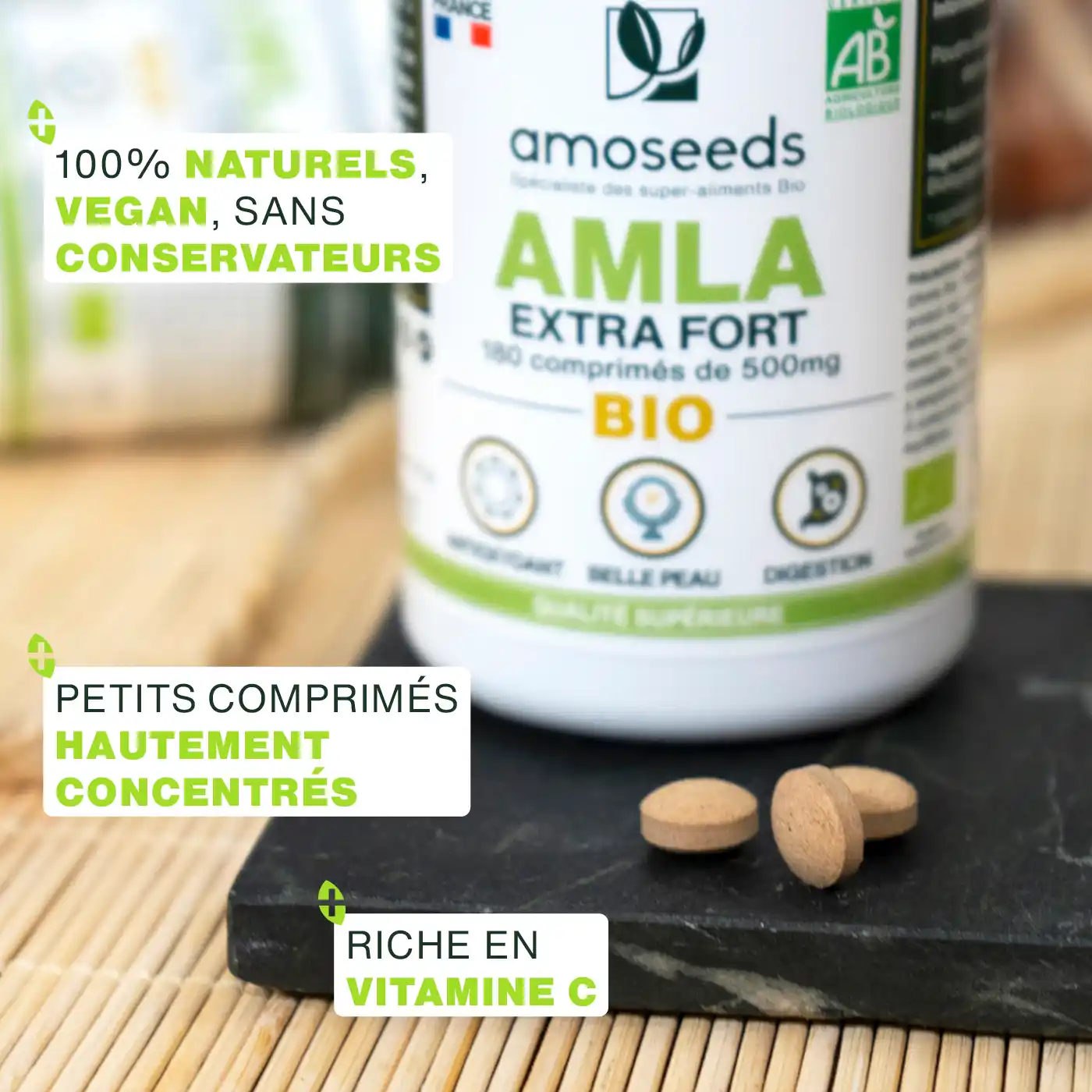 Amla Bio, Extra Fort | 180 comprimés - Image 3