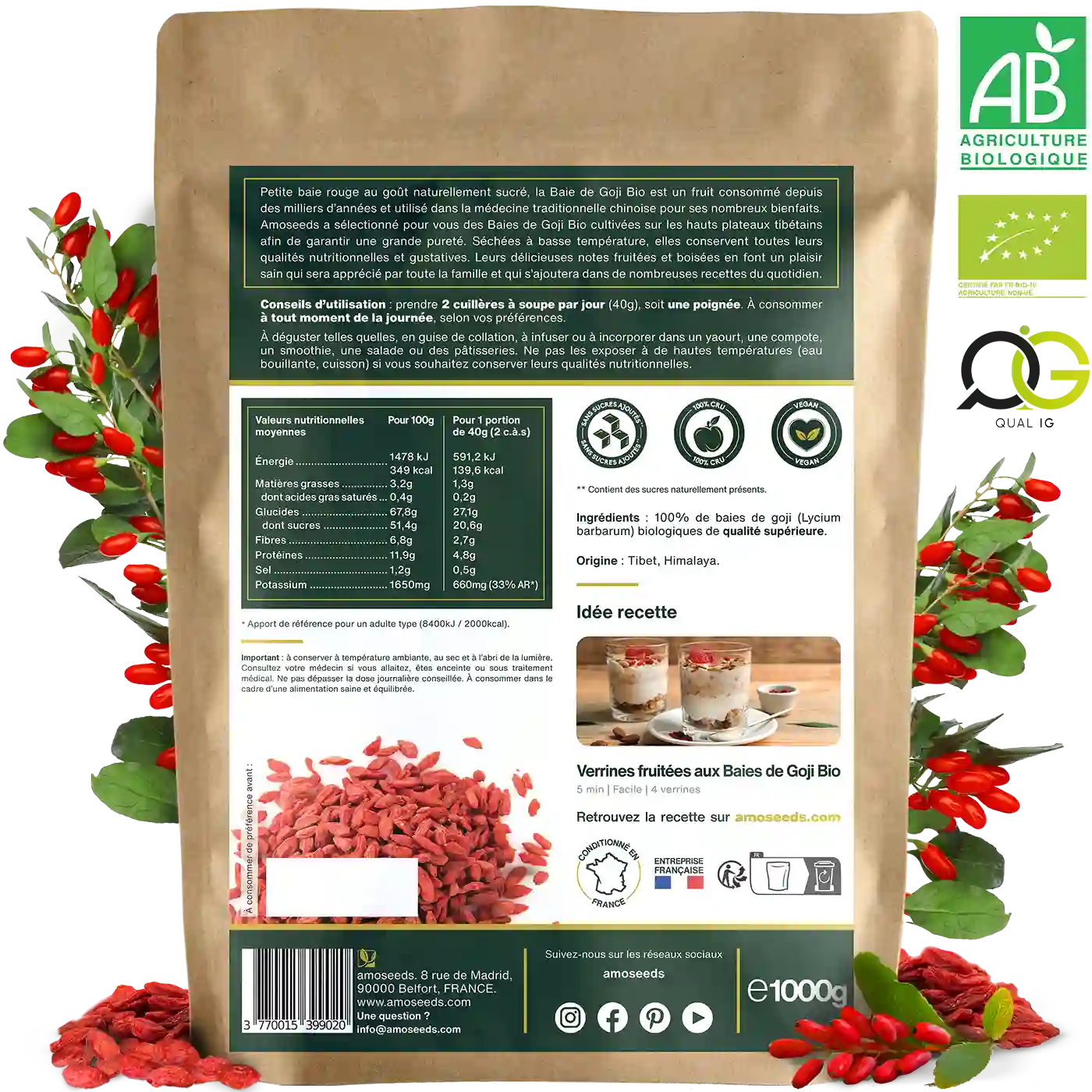 Baies de Goji Bio 1kg - Image 6