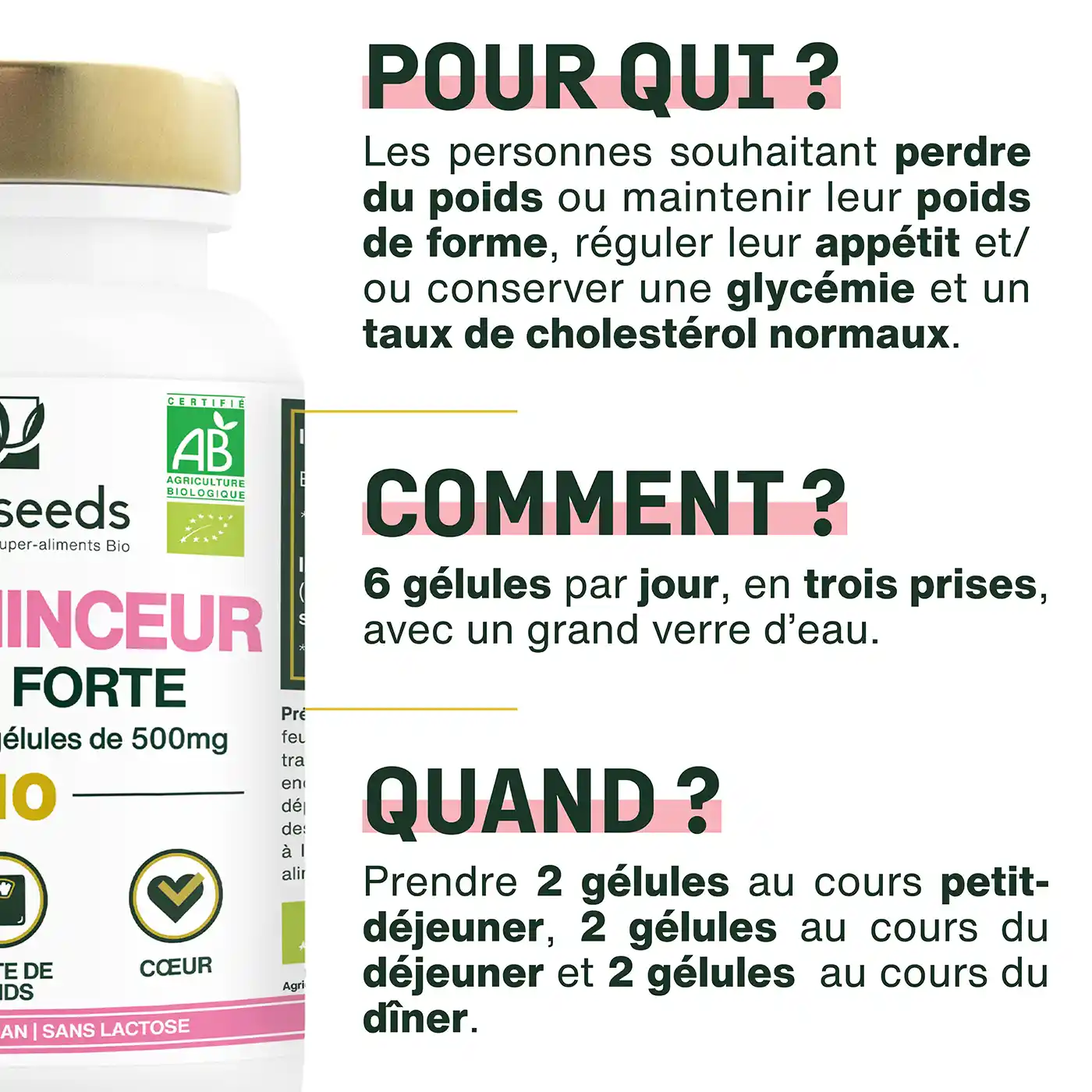 Cure Minceur Bio, Extra Forte | 180 gélules - Image 4