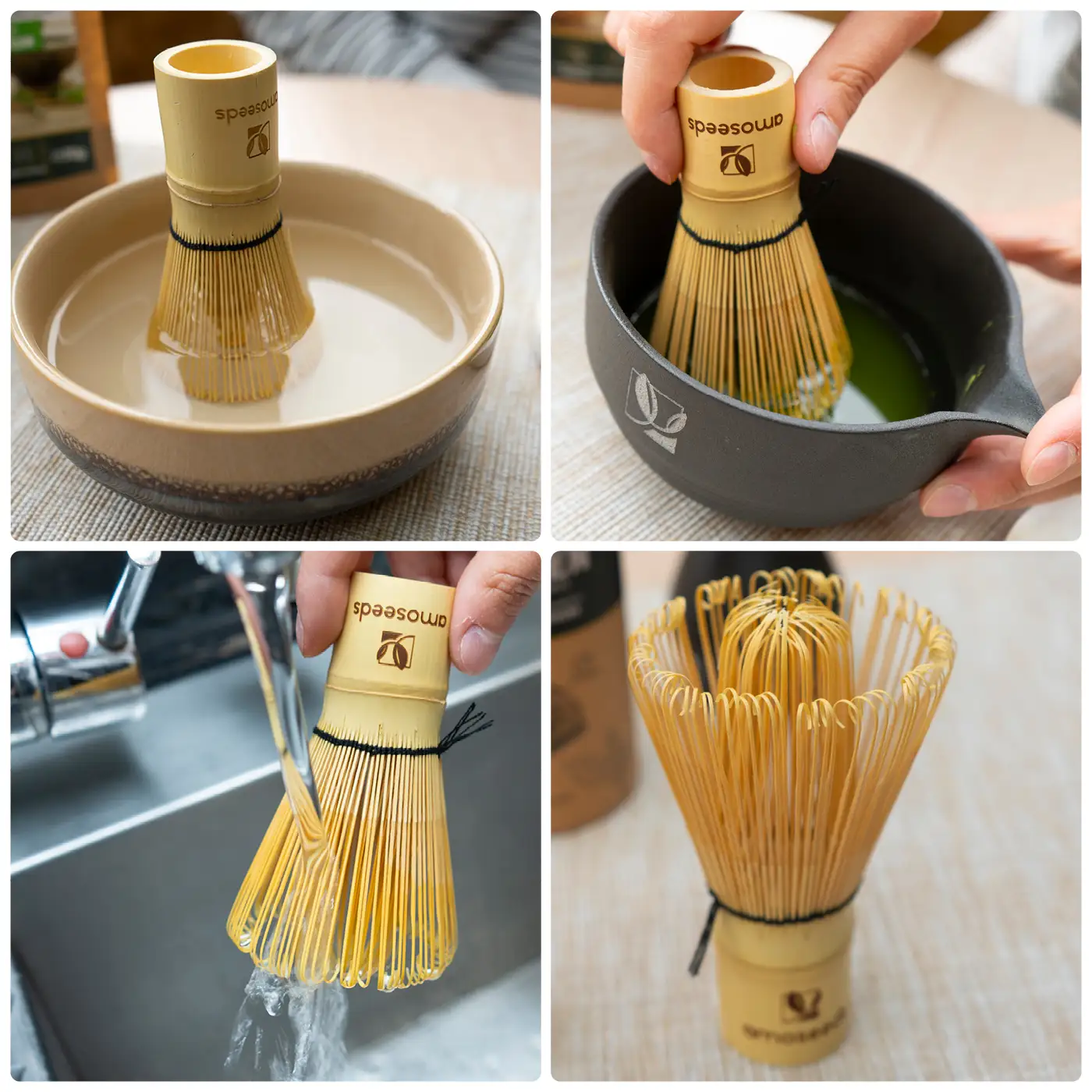 Fouet à Matcha en Bambou | Chasen 120 tiges - Image 3