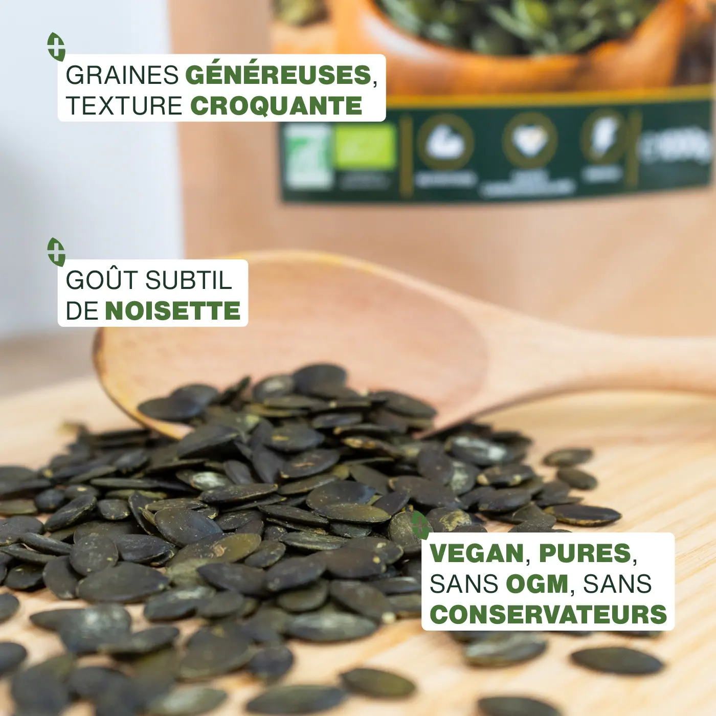 Graines de Courge Bio 1KG - Image 3