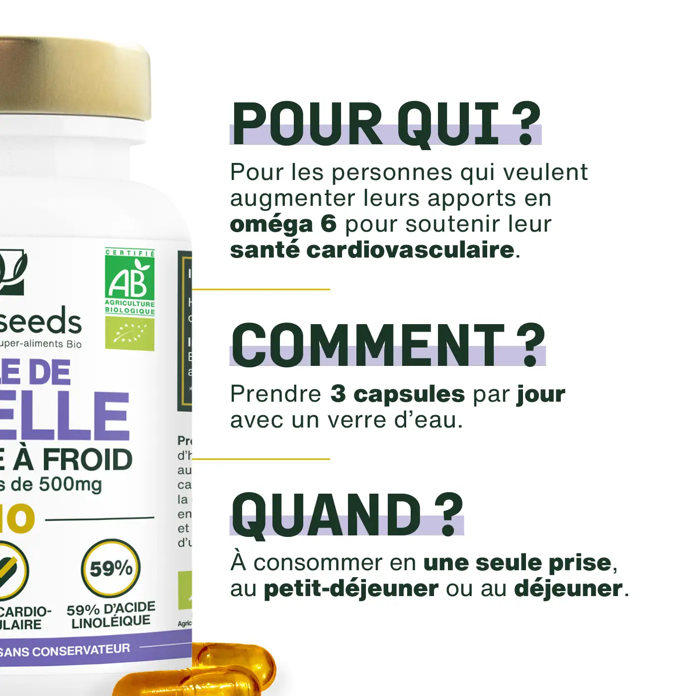 Huile de Nigelle Bio | 90 capsules - Image 4