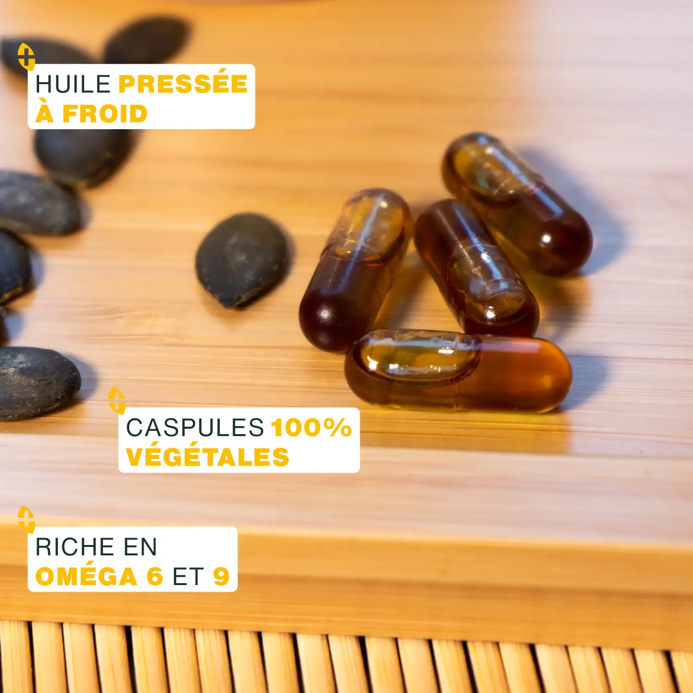Huile de Pépins de Courge Bio | 180 capsules - Image 2