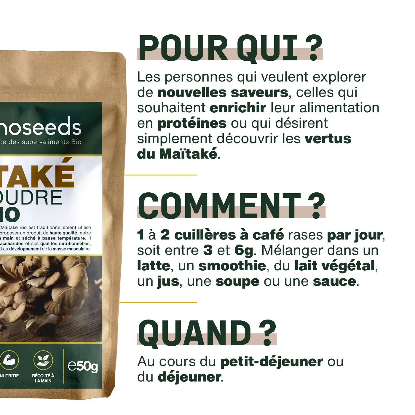 Maïtaké en poudre Bio 150G - Image 4
