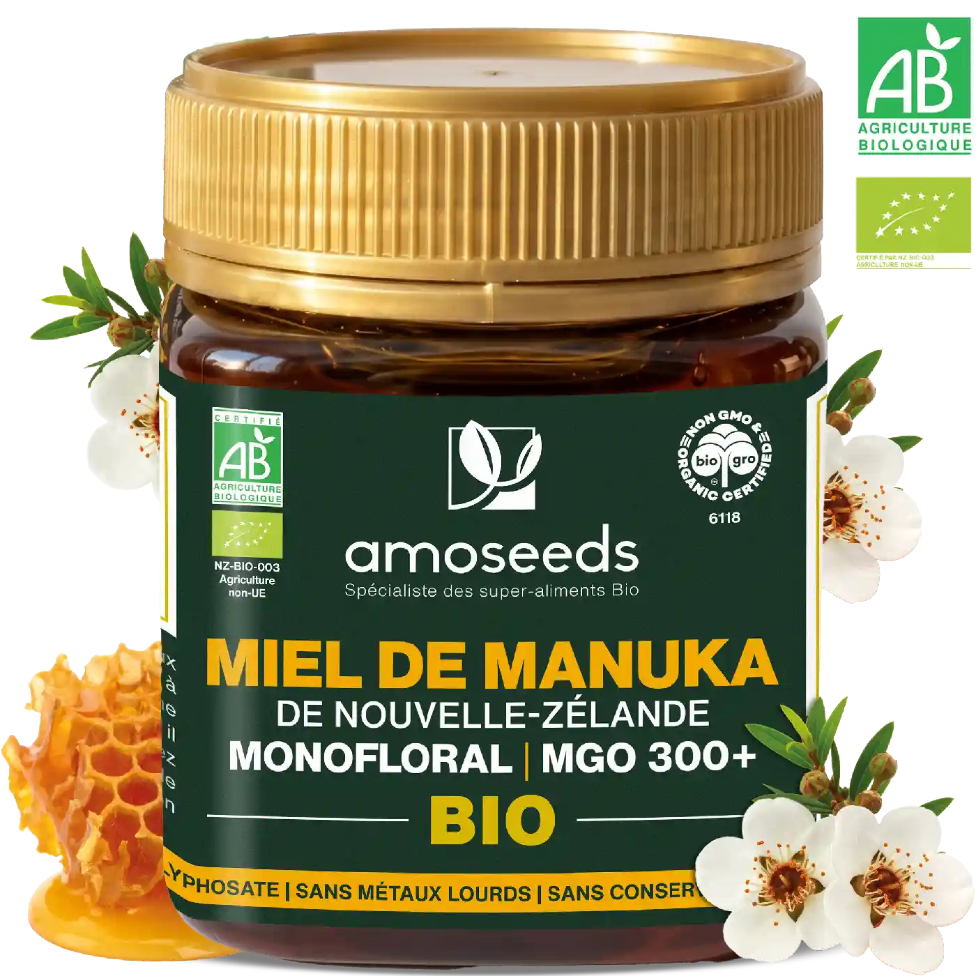 Miel de Manuka Bio 250g